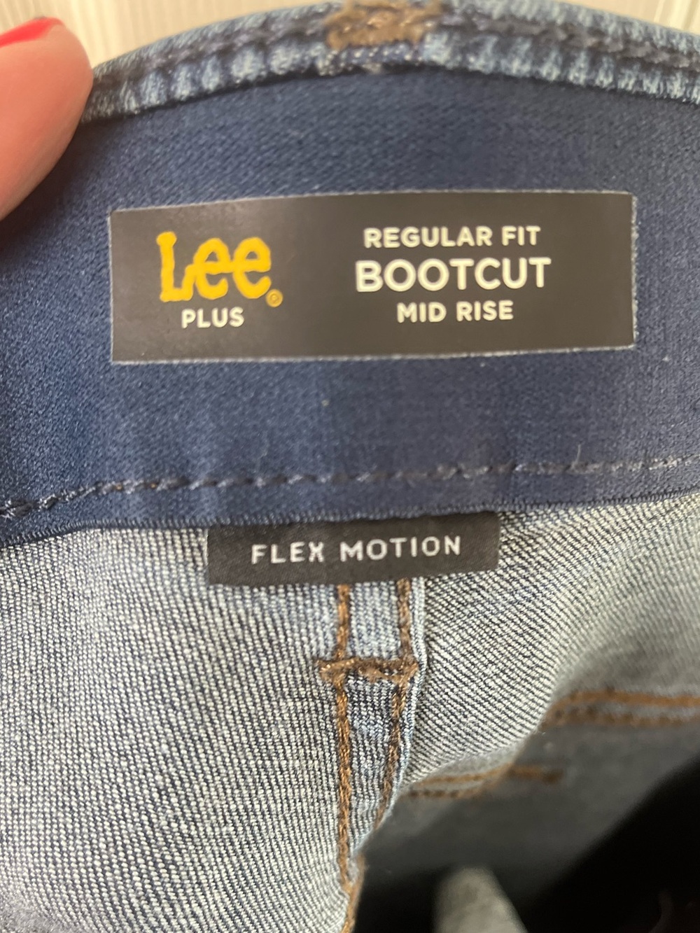 Lee Bootcut Jeans in Dark Blue Indigo - Picture 3 of 4